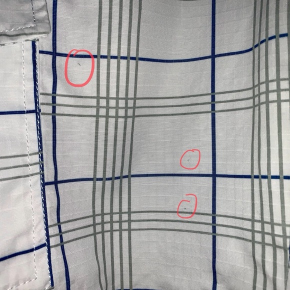 ✅ Tony Hawk White Gray & Blue Plaid Shorts Sz 16 - Picture 5 of 9